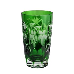 Nachtmann Bleikristall Emerald Green Highball Traube Glass